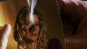 Dans le récap de l'épisode Le Retour d'Ellen, la « même » séquence de la photo brûlée, mais cette fois-ci avec Kate Vernon.